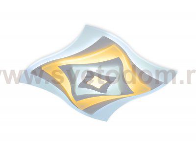 Люстра потолочная Ambrella FA800 WH белый 82W 500*500*60 (ПДУ РАДИО 2.4) ACRYLICA