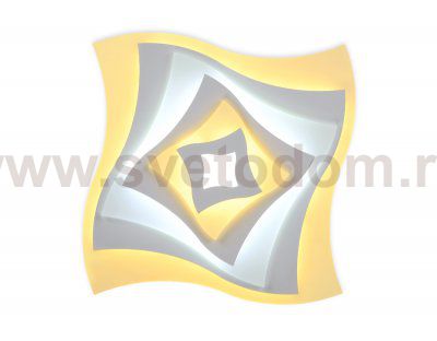 Люстра потолочная Ambrella FA800 WH белый 82W 500*500*60 (ПДУ РАДИО 2.4) ACRYLICA