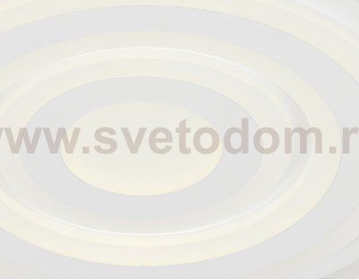 Люстра потолочная Ambrella FA808 WH белый 140W 500*500*60 (ПДУ РАДИО 2.4) ACRYLICA