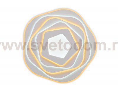 Люстра потолочная Ambrella FA814 WH белый 78W D500*80 (ПДУ РАДИО 2.4) ACRYLICA