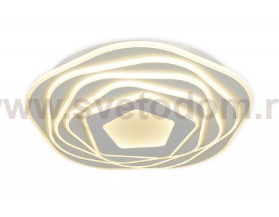 Люстра потолочная Ambrella FA814 WH белый 78W D500*80 (ПДУ РАДИО 2.4) ACRYLICA
