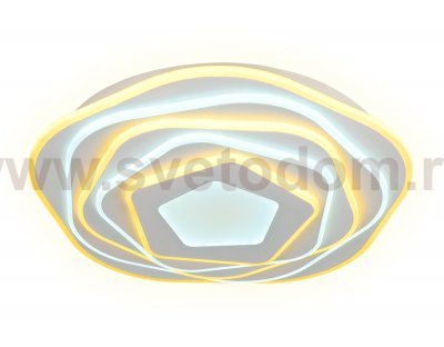 Люстра потолочная Ambrella FA814 WH белый 78W D500*80 (ПДУ РАДИО 2.4) ACRYLICA