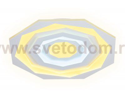 Люстра потолочная Ambrella FA822 WH белый 76W D500*50 (ПДУ РАДИО 2.4) ACRYLICA