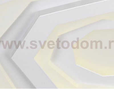 Люстра потолочная Ambrella FA822 WH белый 76W D500*50 (ПДУ РАДИО 2.4) ACRYLICA