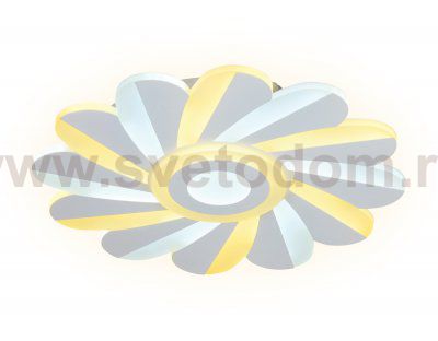 Люстра потолочная Ambrella FA850 WH белый 70W D500*45 (ПДУ РАДИО 2.4) ACRYLICA