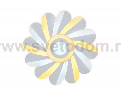 Люстра потолочная Ambrella FA850 WH белый 70W D500*45 (ПДУ РАДИО 2.4) ACRYLICA