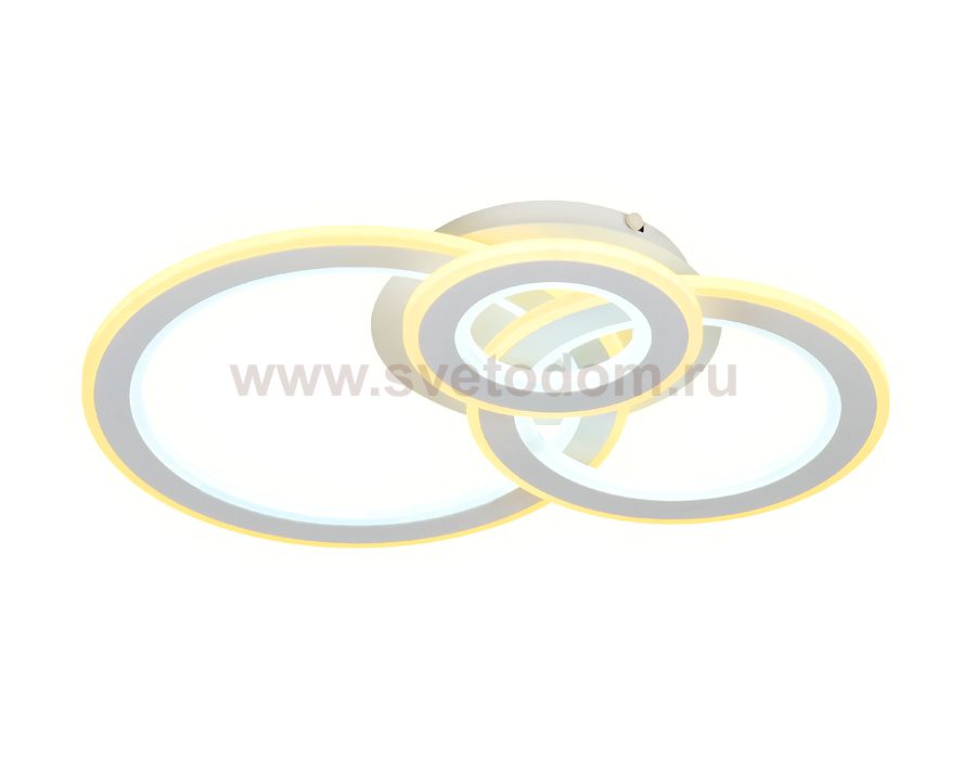 Люстра потолочная Ambrella FA861 WH белый 71W 580*430*120 (ПДУ РАДИО 2.4) ACRYLICA