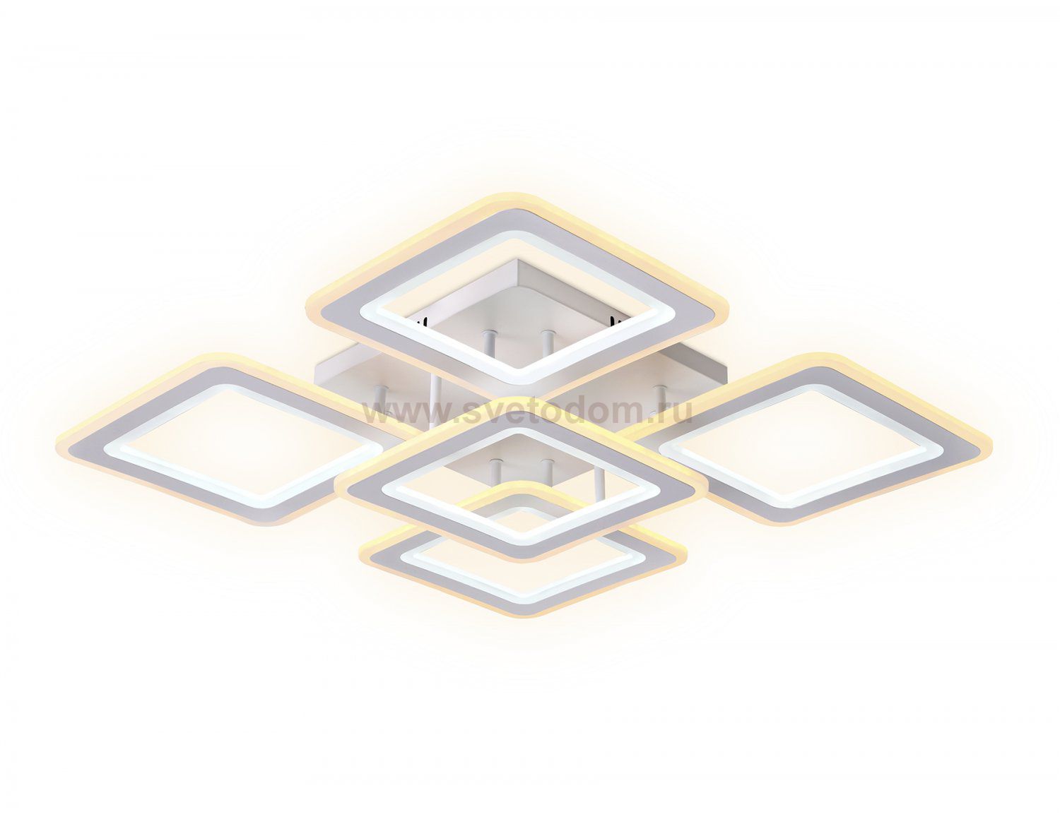 Потолочный светодиодный светильник с пультом Ambrella FA866 FA