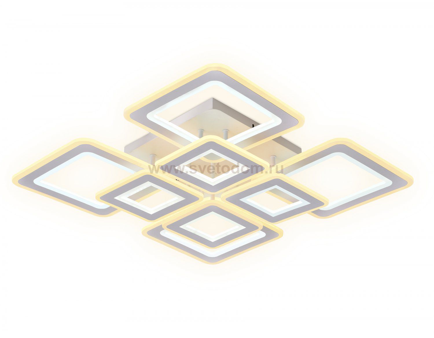 Потолочный светодиодный светильник с пультом Ambrella FA868 FA