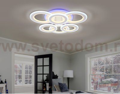 Потолочный светодиодный светильник с пультом Ambrella FA8805 FA