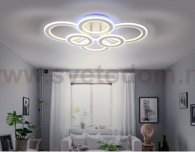 Потолочный светодиодный светильник с пультом Ambrella FA8808 FA