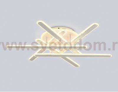 FA8907 WH/CH белый/хром 135W 3000K-6400K+RGB 800*770*160 (ПДУ РАДИО 2.4G)