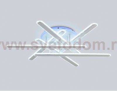 FA8907 WH/CH белый/хром 135W 3000K-6400K+RGB 800*770*160 (ПДУ РАДИО 2.4G)