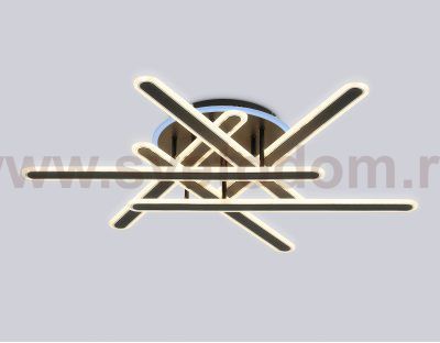 FA8908 BK/CH черный/хром 125W 3000-6400K+RGB 800*770*160 (ПДУ ИК)