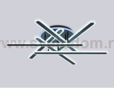 FA8908 BK/CH черный/хром 125W 3000-6400K+RGB 800*770*160 (ПДУ ИК)