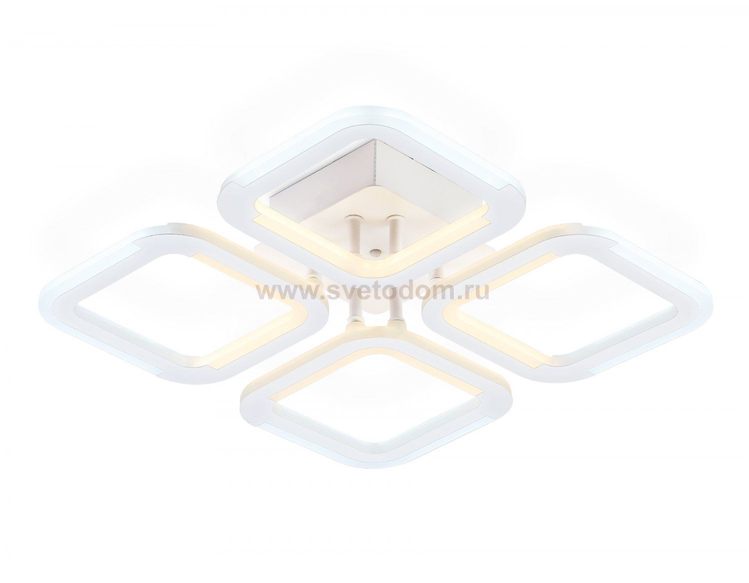 Светильник светодиодный потолочный Ambrella FA8947/4 WH белый 38W 3000-6000K 360*360*92 (ПДУ ИК)