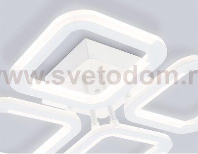 Светильник светодиодный потолочный Ambrella FA8947/4 WH белый 38W 3000-6000K 360*360*92 (ПДУ ИК)