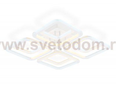 Светильник светодиодный потолочный Ambrella FA8948/4+4 WH белый 101W 3000-6000K 485*485*120 (ПДУ ИК)