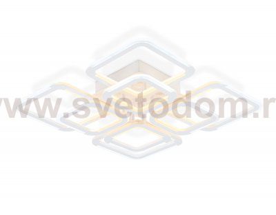 Светильник светодиодный потолочный Ambrella FA8950/4+4 WH белый 101W 3000-6000K 540*540*120 (ПДУ ИК)