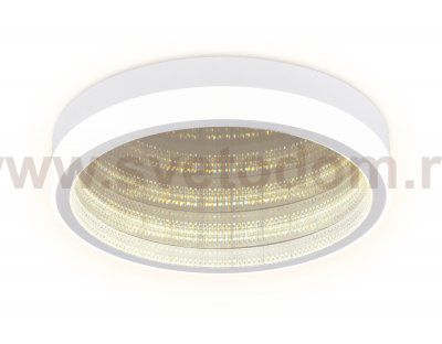 Люстра потолочная Ambrella FA9431 WH белый 90W D500*90 (ПДУ РАДИО 2.4) ACRYLICA