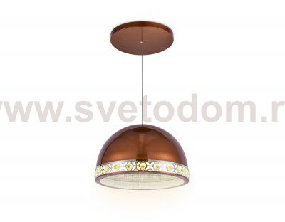 Люстра подвесная Ambrella FA9497 CF/CH кофе/хром 4200K 36W D400*770 (без ПДУ) ACRYLICA