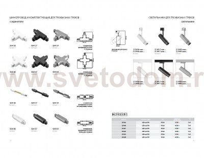 Светильник светодиодный для 3-фазного трека Lightstar 215447 Fuoco