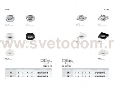 Светильник встраиваемый Lightstar 6136 Lei mini