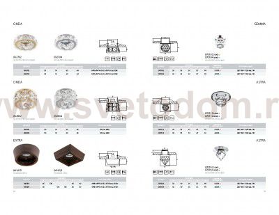 Светильник встраиваемый Lightstar 41019 Extra