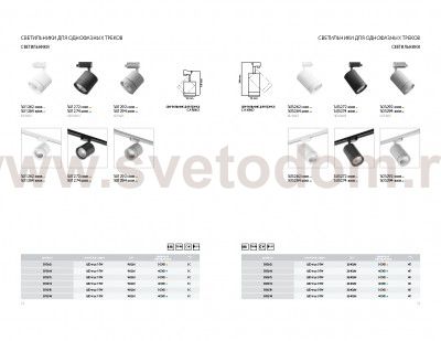 Светильник светодиодный для 1-фазного трека Lightstar 303292 Canno