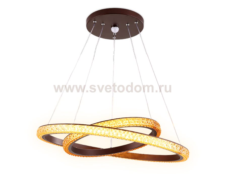 Люстра подвесная Ambrella FF11 CF/BR кофе/коричневый 108W D600*1700 ORBITAL
