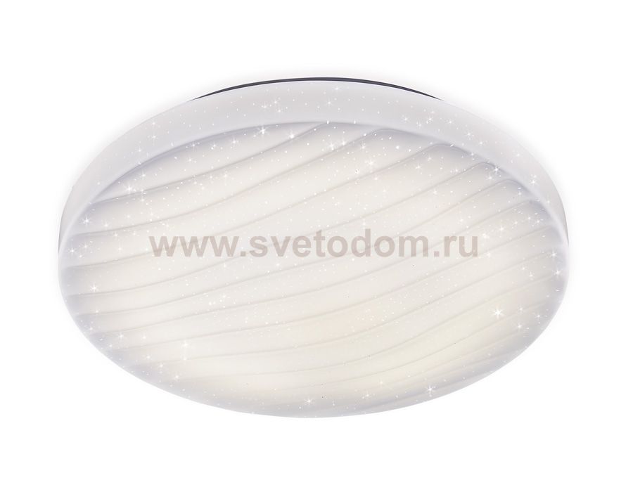 Люстра потолочная Ambrella FF19 WH белый 48W D400*80 (ПДУ ИК) ORBITAL