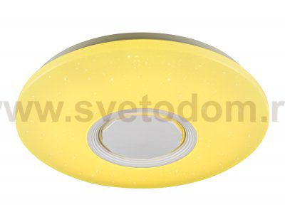 Люстра потолочная Ambrella FF200 WH/CH белый 48W D395*80 (ПДУ ИК) ORBITAL