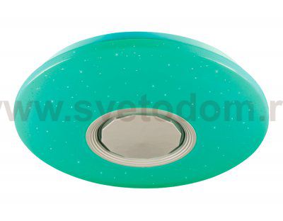 Люстра потолочная Ambrella FF200 WH/CH белый 48W D395*80 (ПДУ ИК) ORBITAL