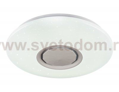 Люстра потолочная Ambrella FF200 WH/CH белый 48W D395*80 (ПДУ ИК) ORBITAL