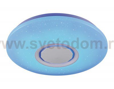 Люстра потолочная Ambrella FF200 WH/CH белый 48W D395*80 (ПДУ ИК) ORBITAL