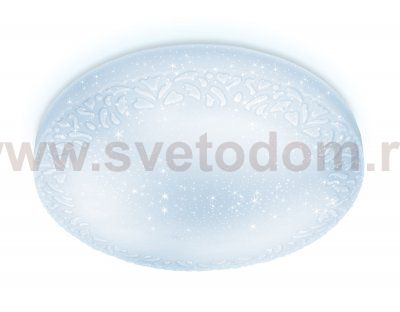 Люстра потолочная Ambrella FF21 WH белый 48W D400*80 (ПДУ ИК) ORBITAL