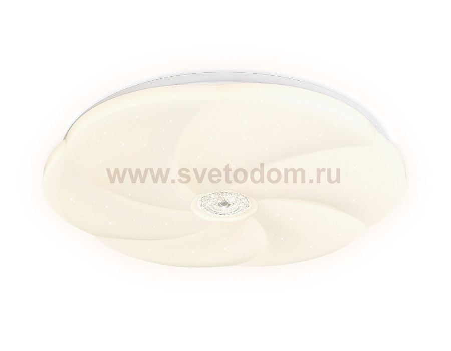 Люстра потолочная Ambrella FF23 WH белый 48W D400*65 (ПДУ ИК) ORBITAL