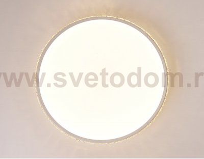 Люстра потолочная Ambrella FF70 WH белый 48W+20W D400*60 (ПДУ ИК) ORBITAL