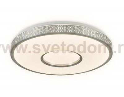 Люстра потолочная Ambrella FF82 WH белый 72W D500*85 (ПДУ Радио 2.4) ORBITAL