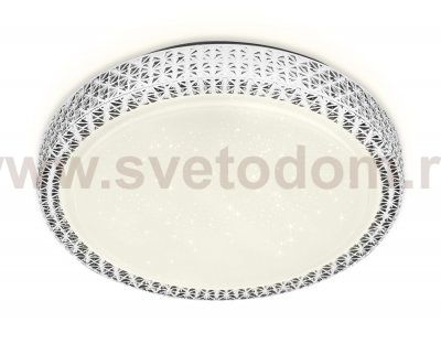 Люстра потолочная Ambrella FF85 WH белый 48W D400*75 (ПДУ ИК) ORBITAL