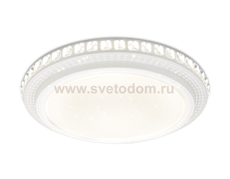 Люстра потолочная Ambrella FF91 WH белый 72W D500*80 (ПДУ ИК) ORBITAL