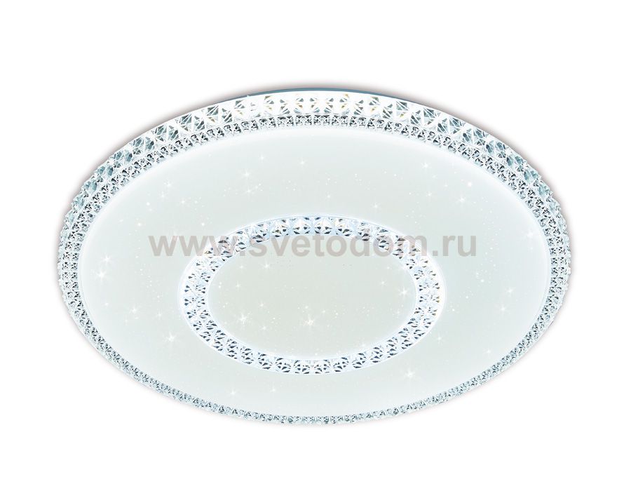 Люстра потолочная Ambrella FF99 WH белый 72W D500*70 (ПДУ ИК) ORBITAL