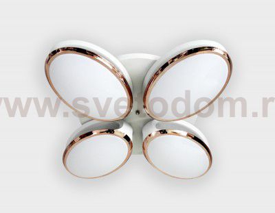 Люстра потолочная Ambrella FG2024 WH 96W+40W 760*760*150 (ПДУ РАДИО 2.4) COMFORT