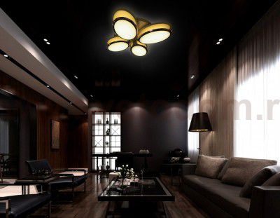 Люстра потолочная Ambrella FG2024 WH 96W+40W 760*760*150 (ПДУ РАДИО 2.4) COMFORT