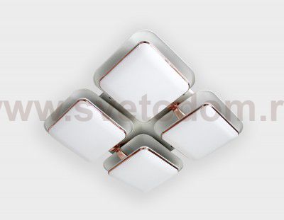 Люстра потолочная Ambrella FG2034 WH 128W+48W 670*670*140 (ПДУ РАДИО 2.4) COMFORT