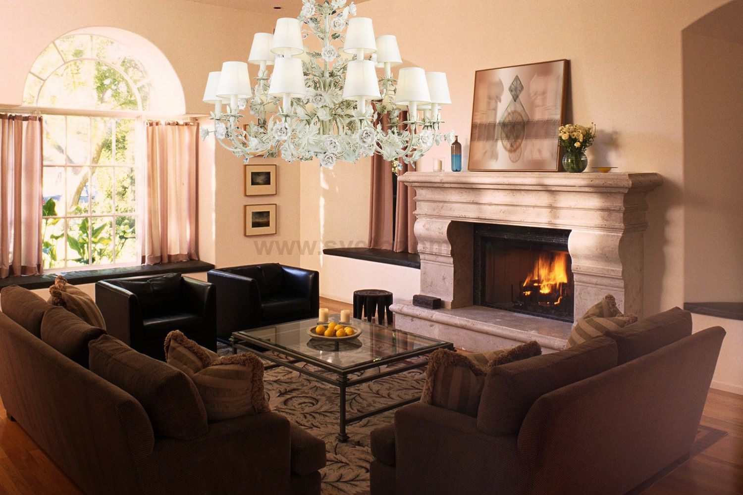 Люстра подвесная Lucia Tucci FIORI DI ROSE 1775.18