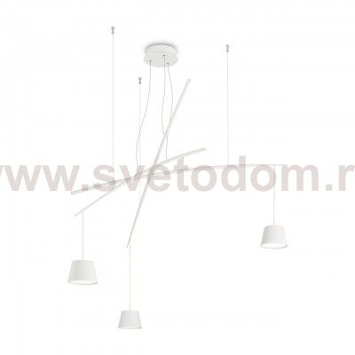 Подвесной светильник Ideal lux FISH SP3 BIANCO (196961)