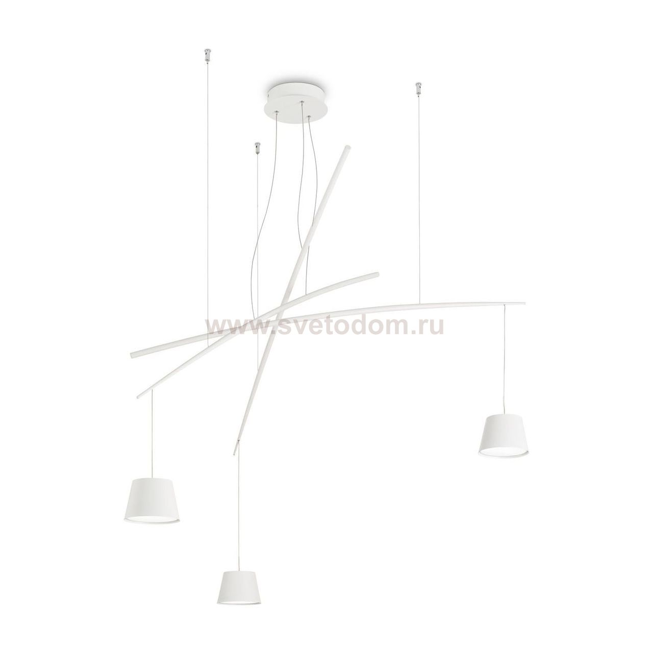 Подвесной светильник Ideal lux FISH SP3 BIANCO (196961)