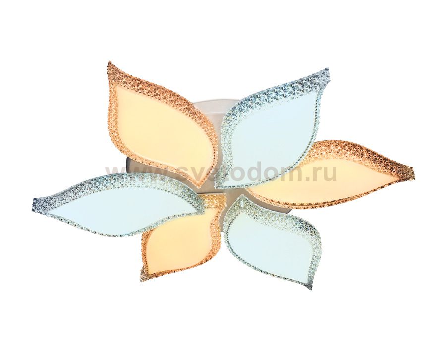 Люстра потолочная Ambrella FK212/6 WH 108W 700*700*110 (ПДУ РАДИО 2.4) COMFORT