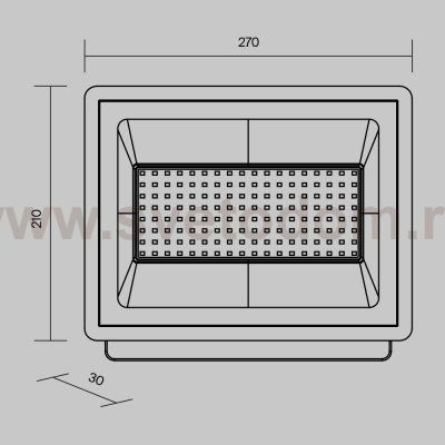 Прожектор Maytoni FL001-L100B4K Flood